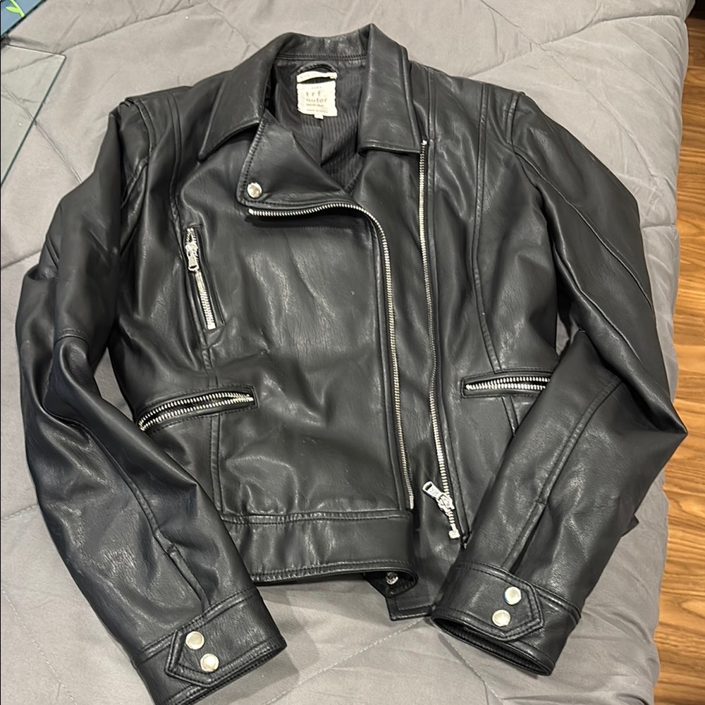 Zara Black Leather Jacket